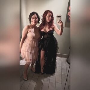 For love and lemons bustier dress black